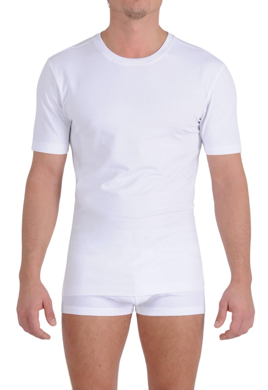 Ginch Gonch Signature Series Crew Neck T-Shirt (White) - Cotton Blend ...