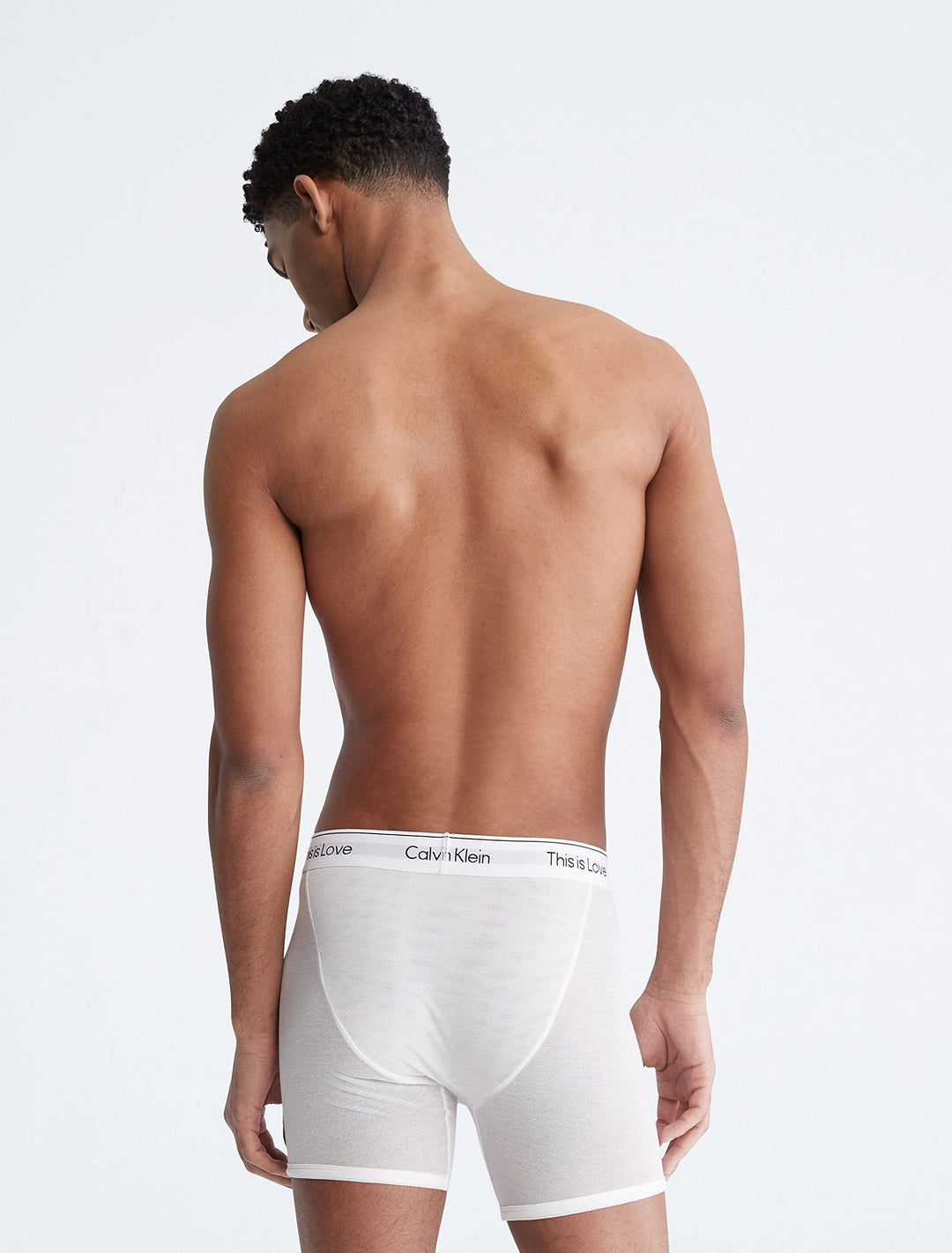 Calvin Klein Men's This Is Love Mesh Boxer Briefs
