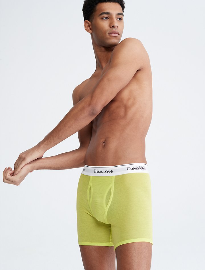 Calvin Klein Men's This Is Love Mesh Boxer Briefs