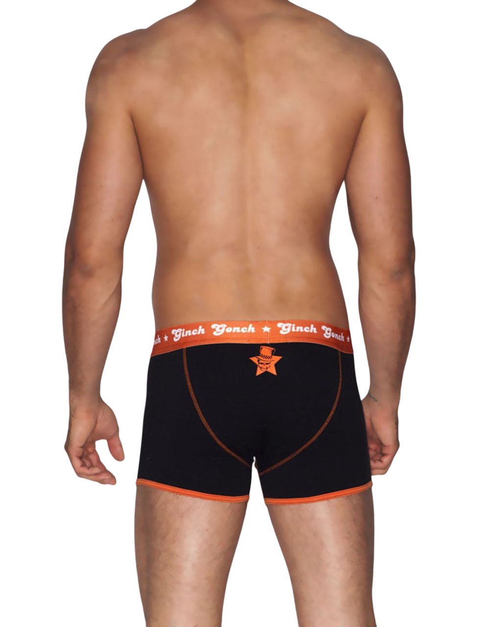Ginch Gonch Rock Me Trunk - Rockstar Skull Cotton Stretch Boxer Brief