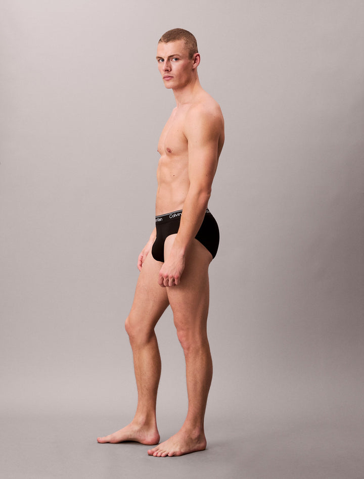 Calvin Klein Men's Icon Cotton Stretch 3-Pack Hip Briefs