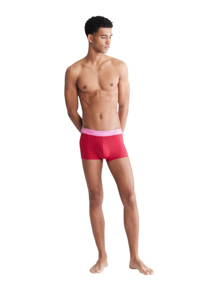 Calvin Klein Pride Tonal Low Rise Trunk (Persian Red) - Recycled Microfiber