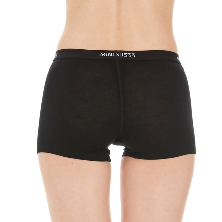 Minus33 Woolverino Women’s Microweight Merino Wool Boyshorts - Breathable Anti-Odor Performance Underwear