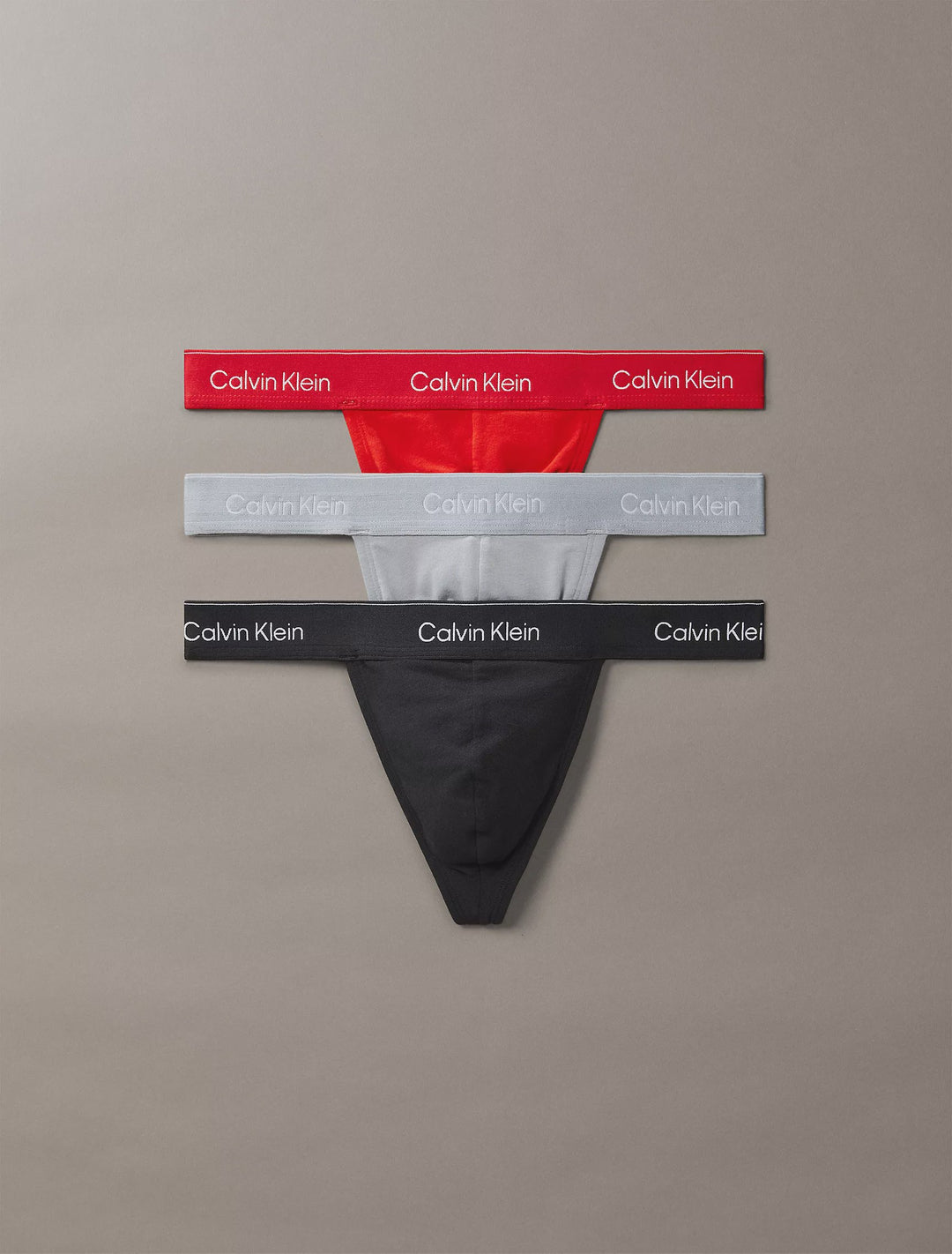 Calvin Klein Men's Icon Cotton Stretch 3-Pack Thongs