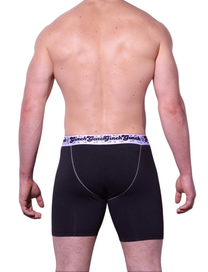 Ginch Gonch Black Magic Boxer Brief - Cotton Stretch Long Underwear