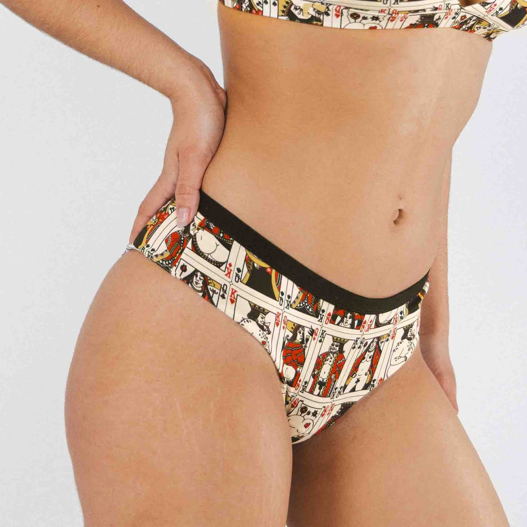 The Bottomless Blackjack | Vintage Playing Cards Cheeky Underwear
