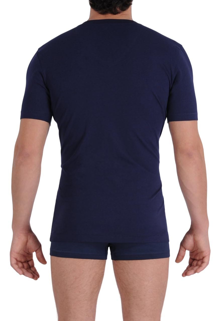 Ginch Gonch Signature Series Crew Neck T-Shirt (Navy) - Cotton Blend