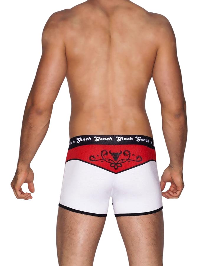 Ginch Gonch El Toro Trunk - Bull Rider Print Cotton Stretch Underwear