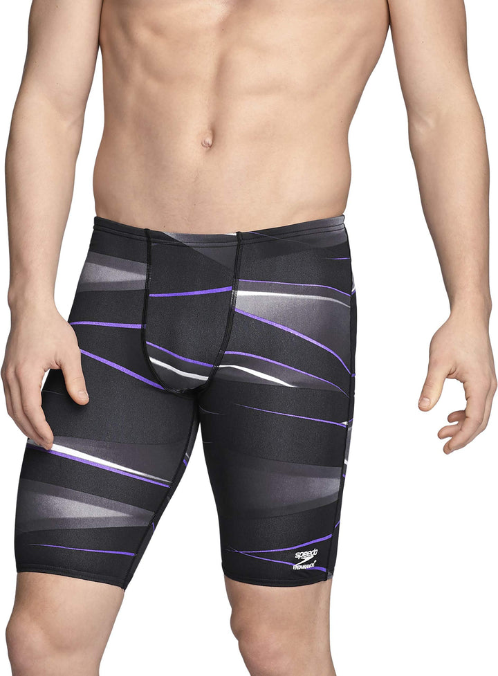 Speedo Men's Standard Swimsuit Jammer Endurance+ Printed Team Colors