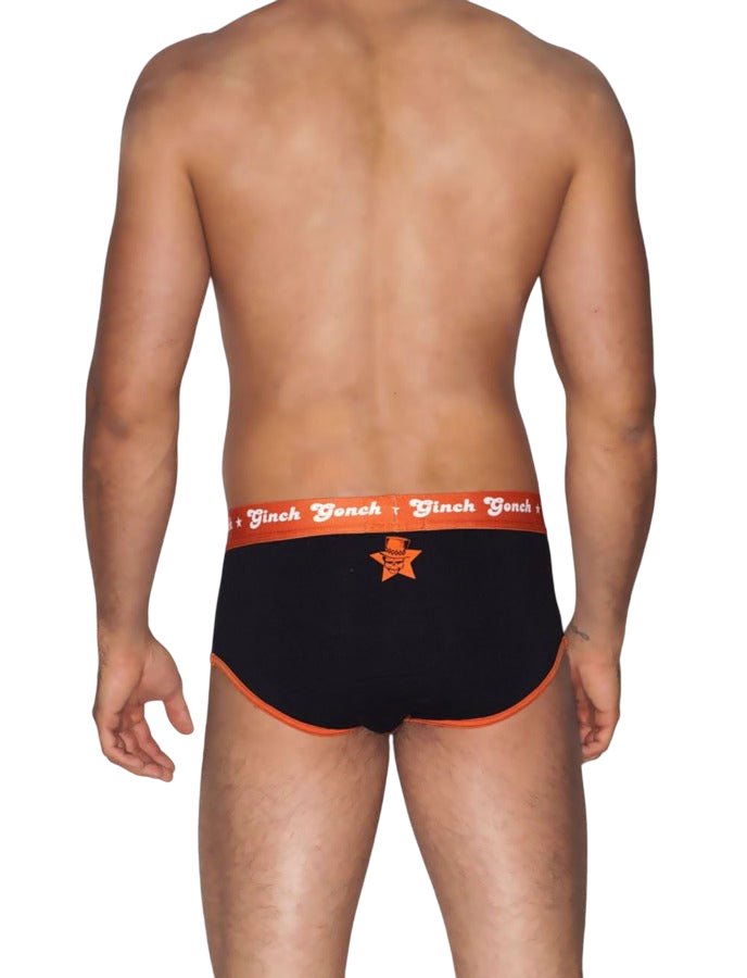 Ginch Gonch Rock Me Brief - Rockstar Skull & Guitar Cotton Stretch Jockey Underwear