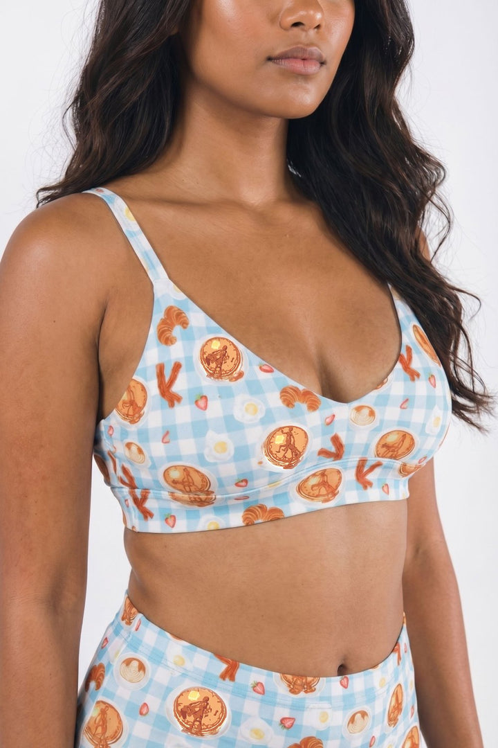 The Good Moaning Naughty Breakfast Boob Hammock Busty Bralette - Supportive Wireless Bra