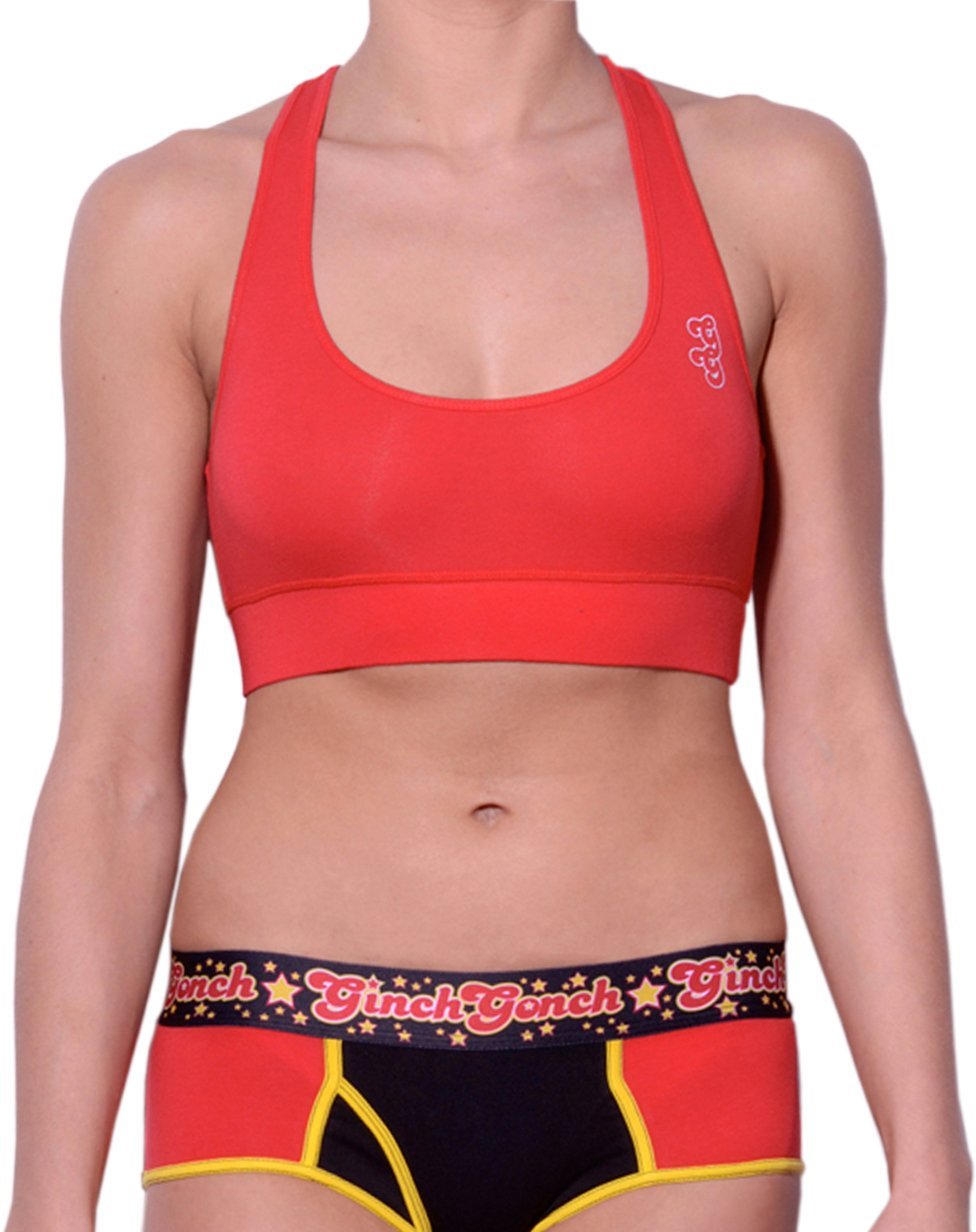 Ginch Gonch Women's Atomic Fireballs Sports Bra