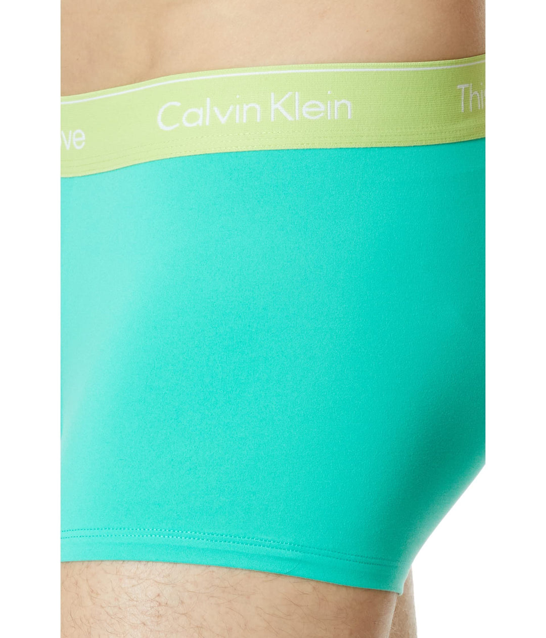 Calvin Klein Pride This Is Love Low Rise Trunks Aqua Green