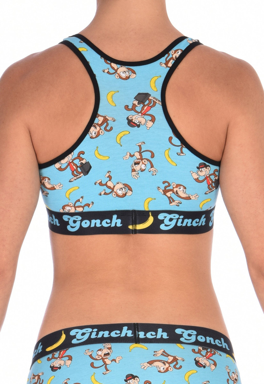 Ginch Gonch Women's Monkey Business Sports Bra