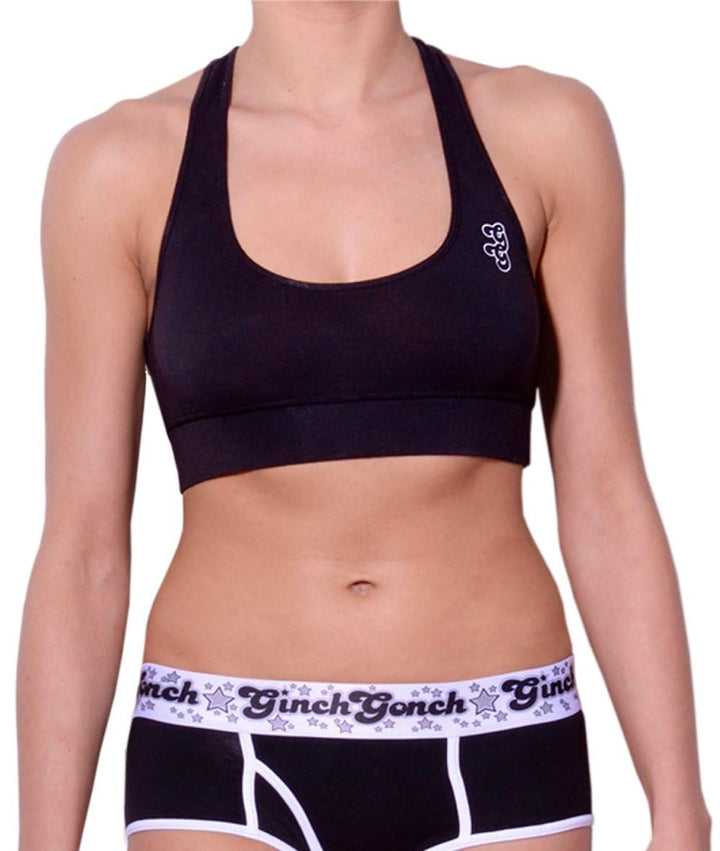 Ginch Gonch Women's Black Magic Sports Bra