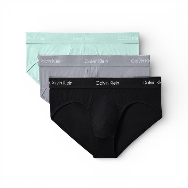 Calvin Klein Men's Icon Cotton Stretch 3-Pack Hip Briefs