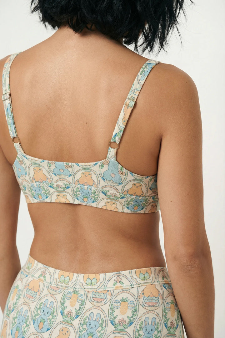 Shinesty "The Chicks Dig It" Women's Pastel Easter Boob Hammock™ Busty Bralette