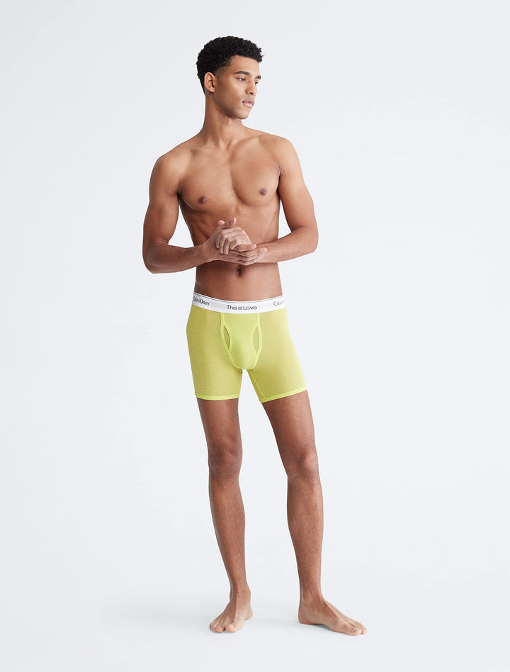 Calvin Klein Men's This Is Love Mesh Boxer Briefs