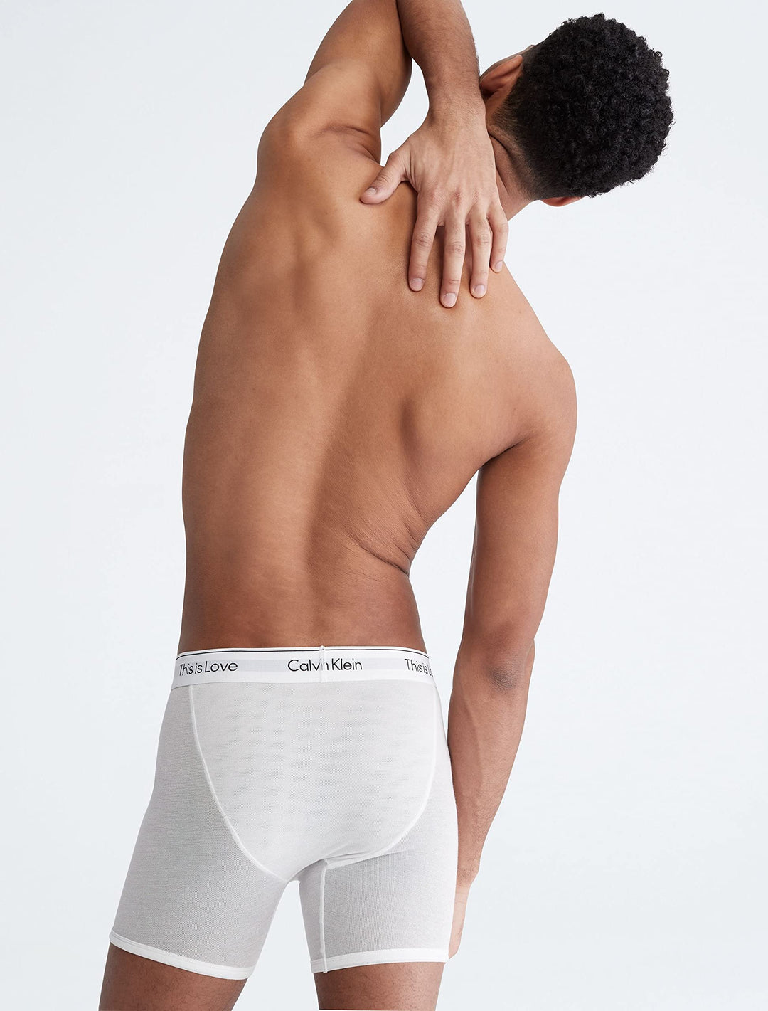 Calvin Klein Men's This Is Love Mesh Boxer Briefs