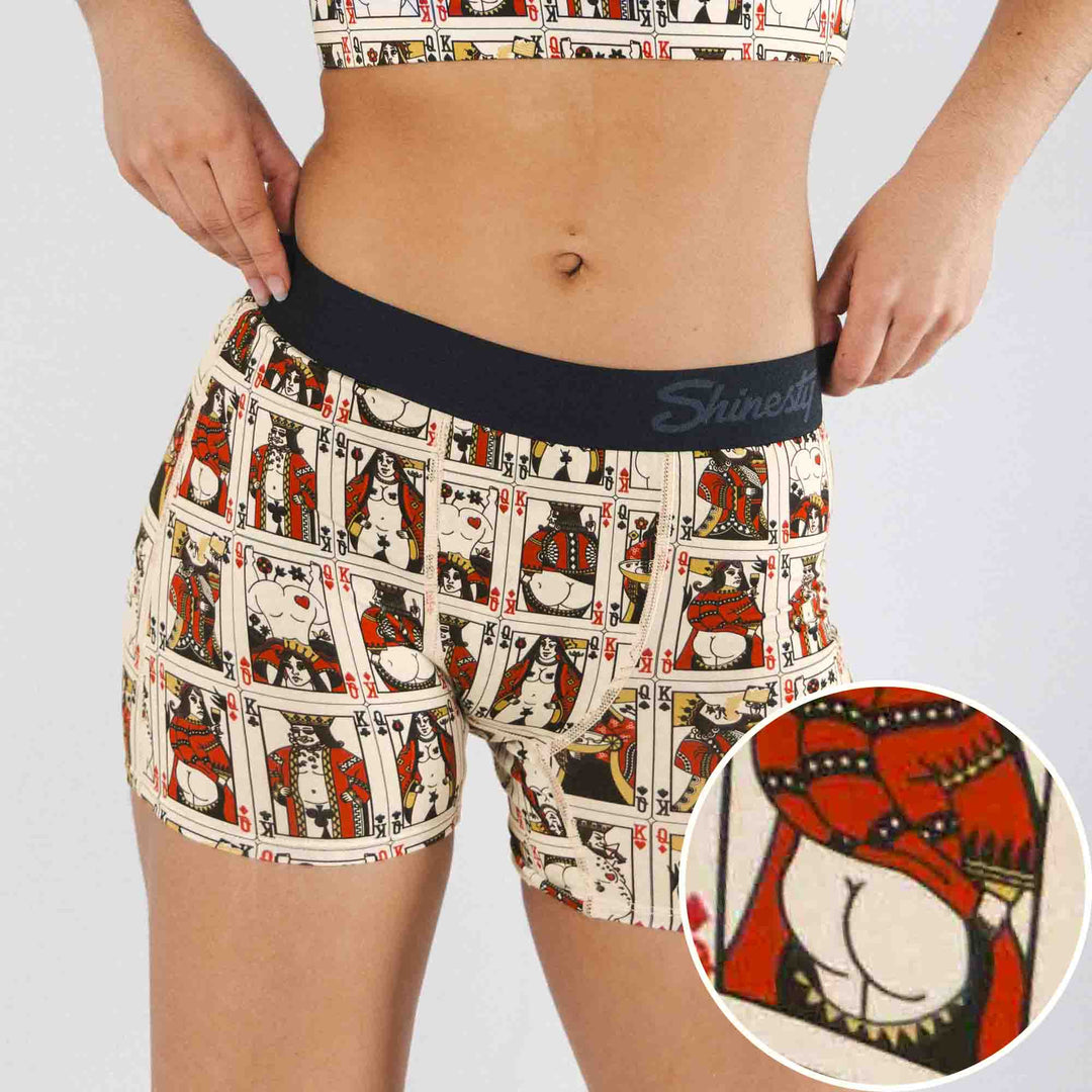 The Bottomless Blackjack | Vintage Playing Cards Women’s Boxers