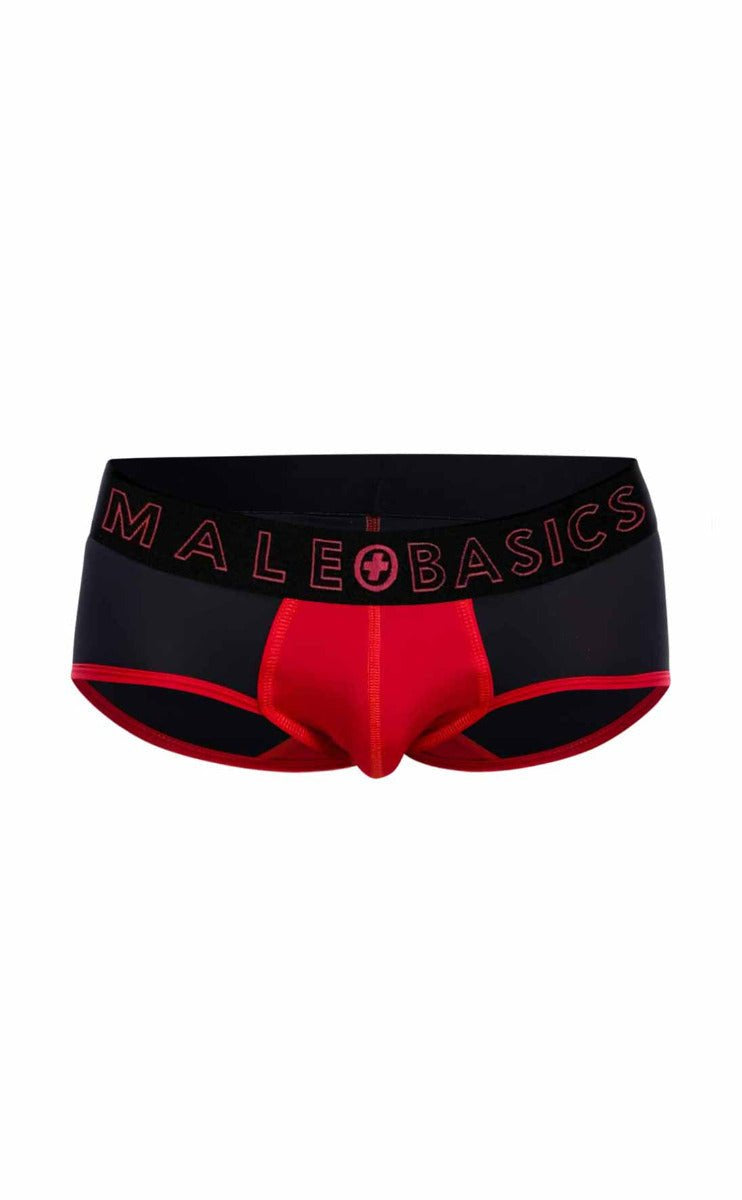MaleBasics Neon Brief – Modern Contrast Pouch Brief with Moisture-Wicking Fabric