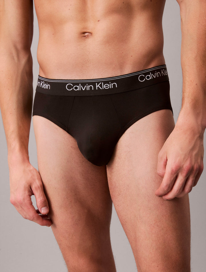 Calvin Klein Men's Icon Cotton Stretch 3-Pack Hip Briefs