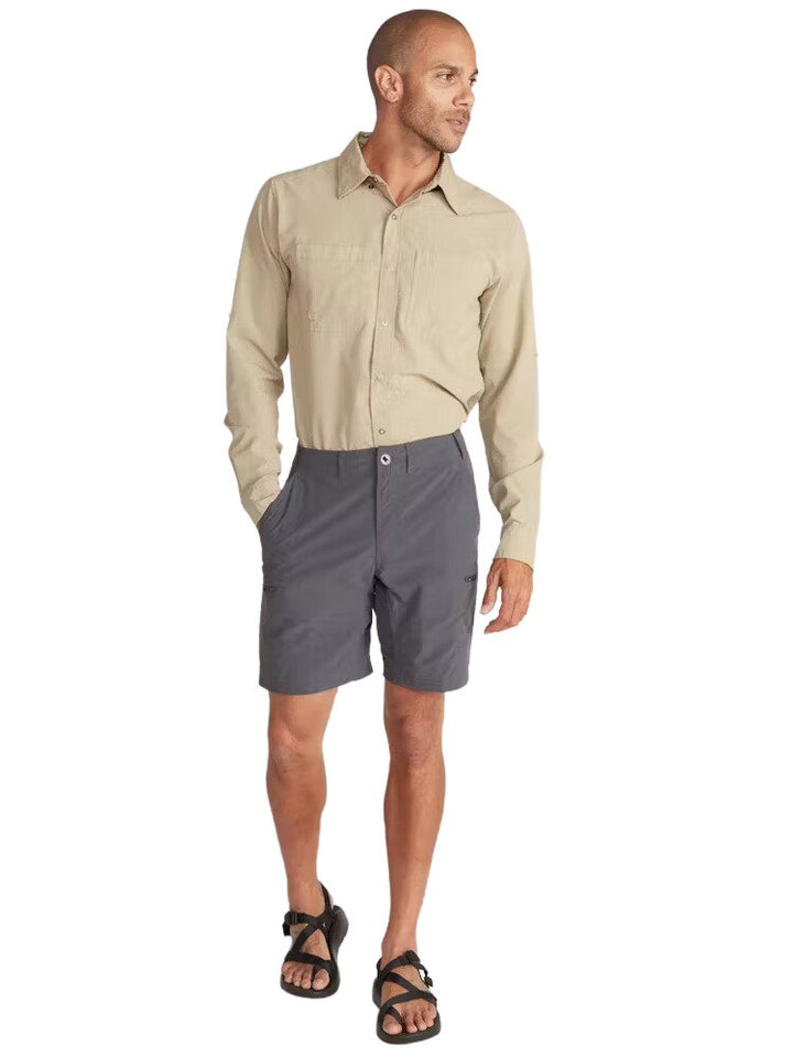 ExOfficio Men's Sol Cool 8.5" Camino Short (Dark Steel)