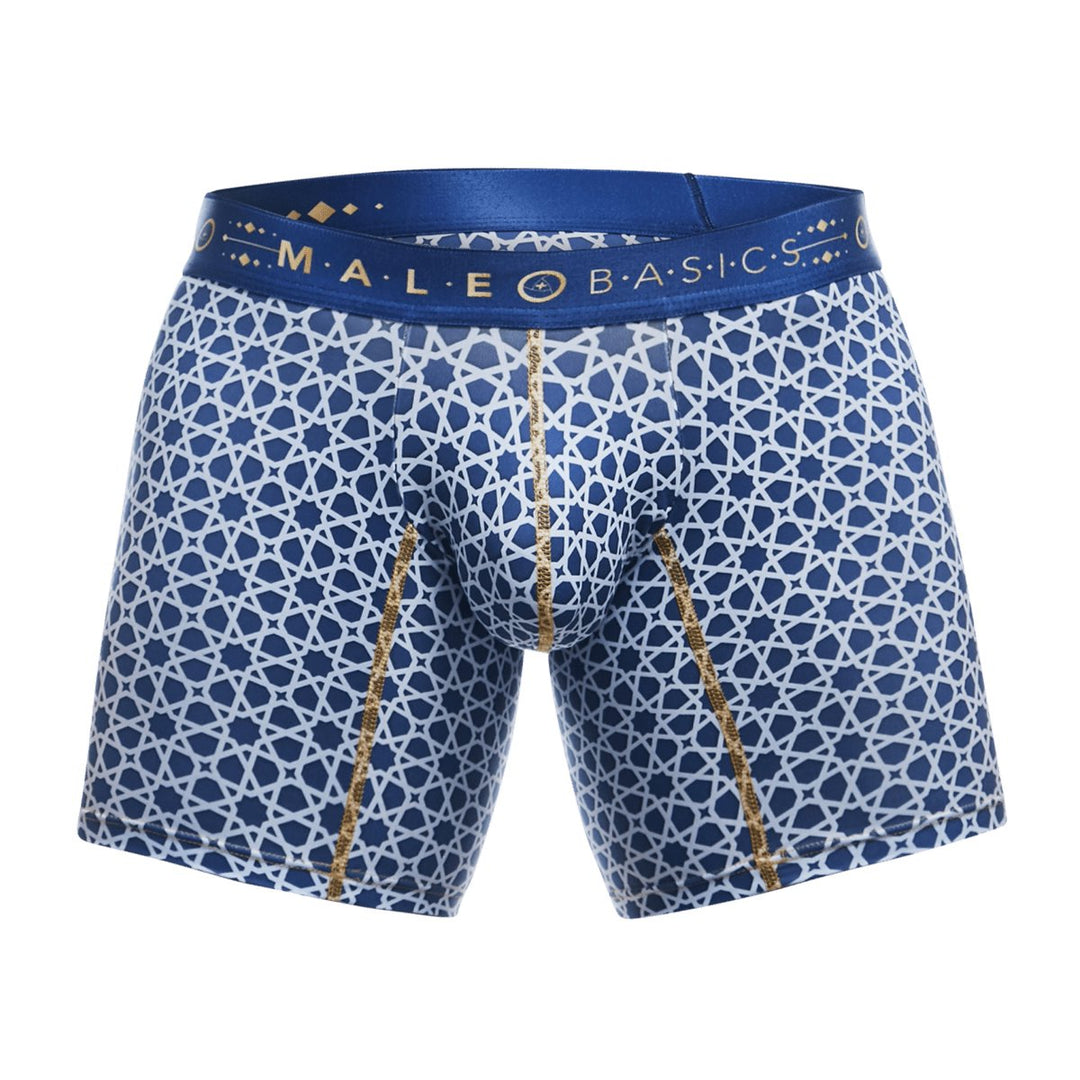 MaleBasics Men's Hipster Boxer Briefs – Low-Rise Mid-Thigh Supportive Underwear
