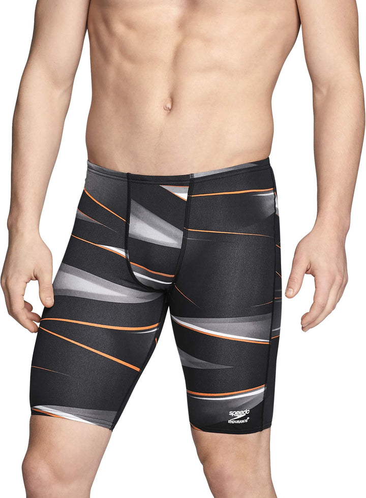 Speedo Men's Standard Swimsuit Jammer Endurance+ Printed Team Colors