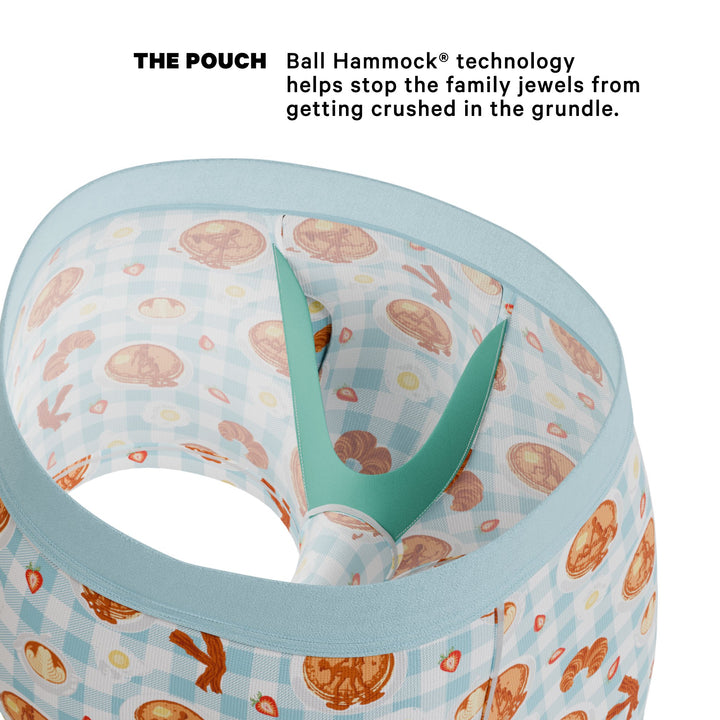 Shinesty Good Moaning Ball Hammock® Pouch Trunks | Breakfast Print
