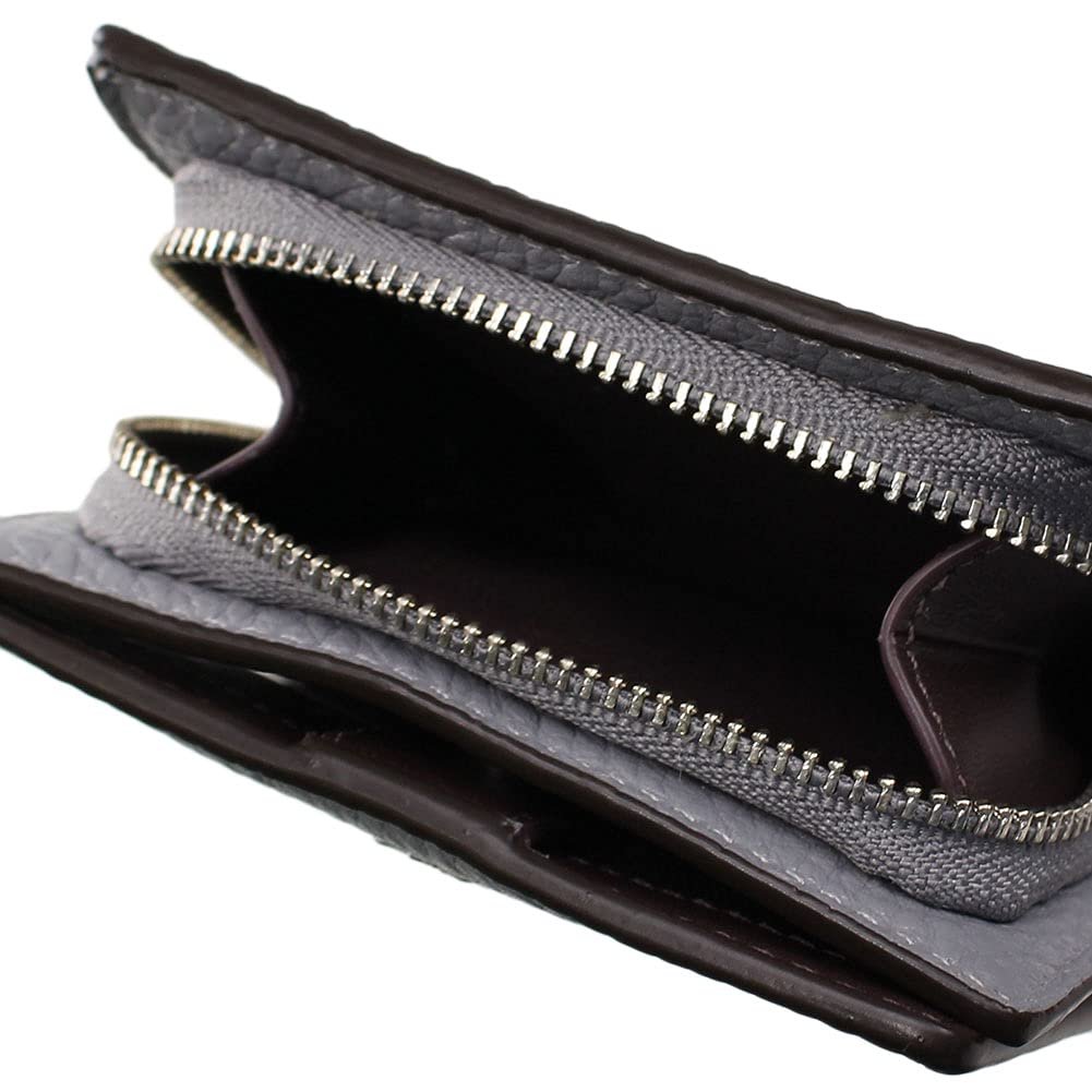 Coach Pebble Leather Snap Wallet Style No. C2862 Granite