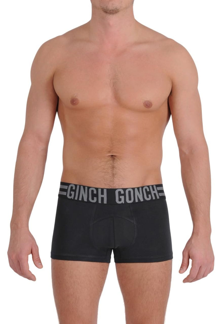 Ginch Gonch Signature Series Trunk (Black) - Cotton Jersey Underwear