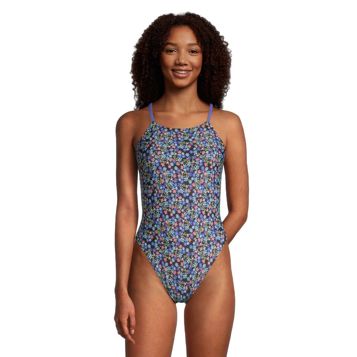 Speedo Women's Standard Swimsuit One Piece Endurance Fixed Back Double Strap
