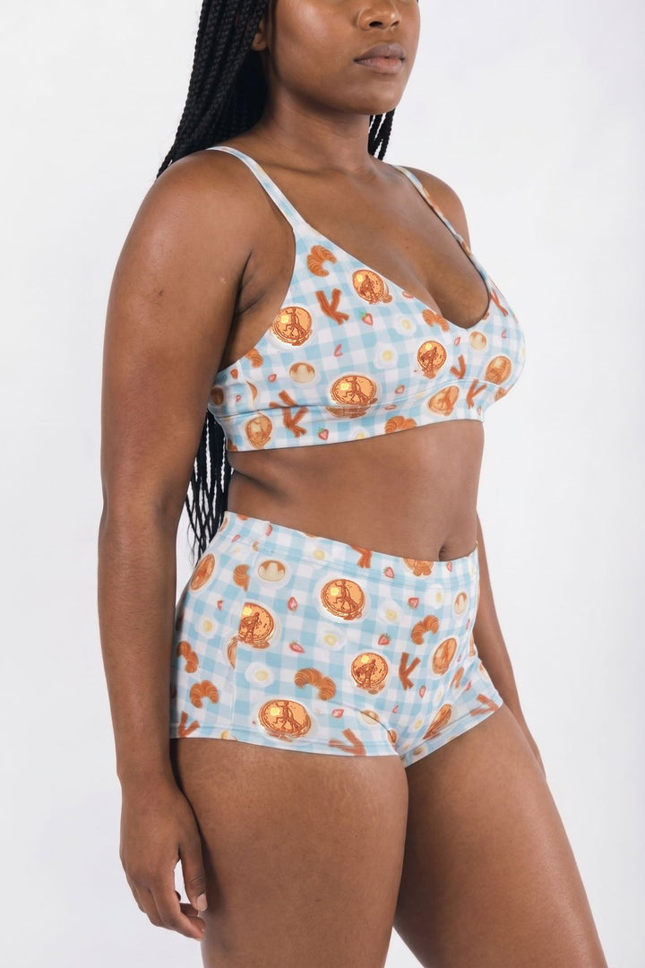 The Good Moaning Naughty Breakfast Boob Hammock Busty Bralette - Supportive Wireless Bra