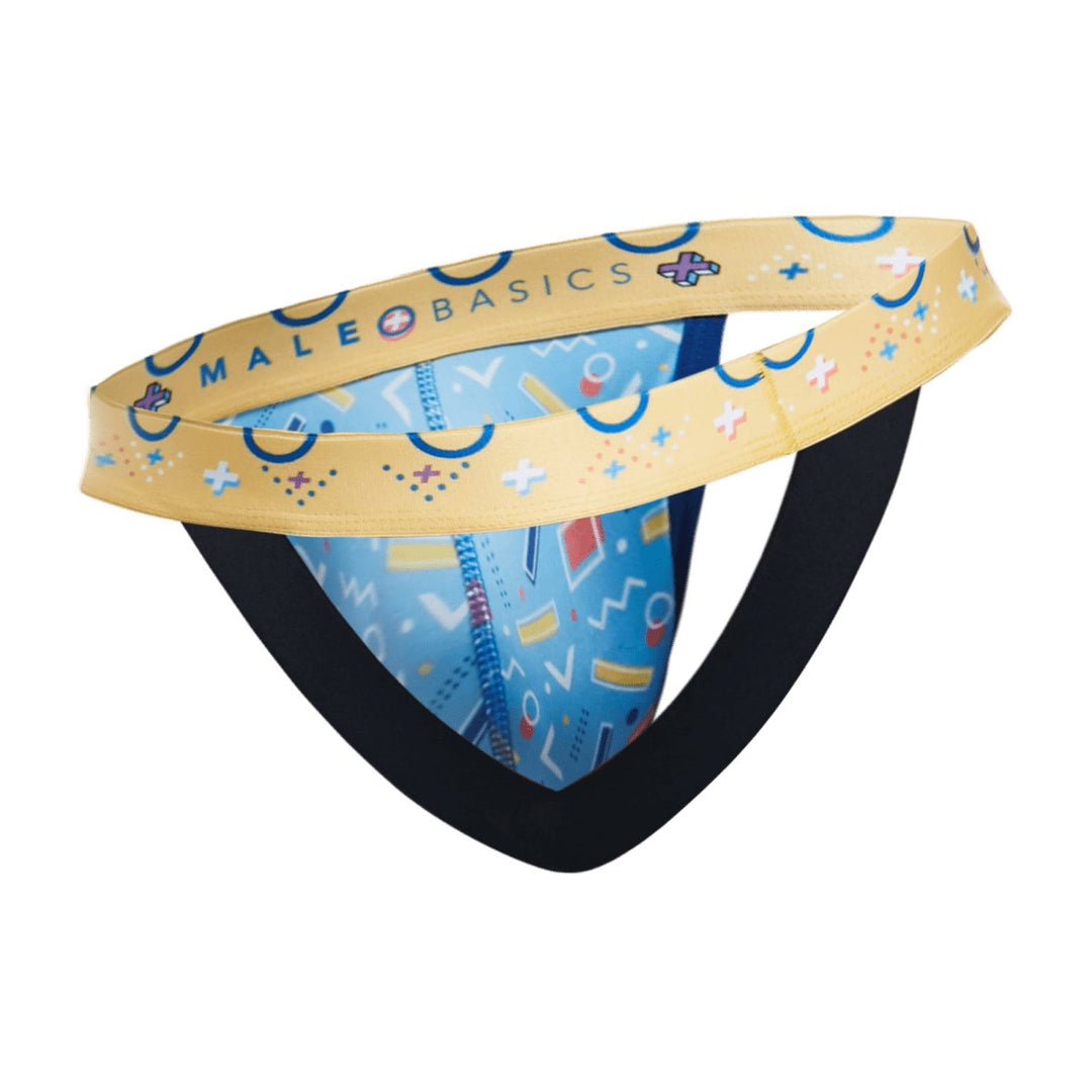 MaleBasics Hipster Jockstrap Comics – Low-Cut Microfiber Men's Athletic Supporter