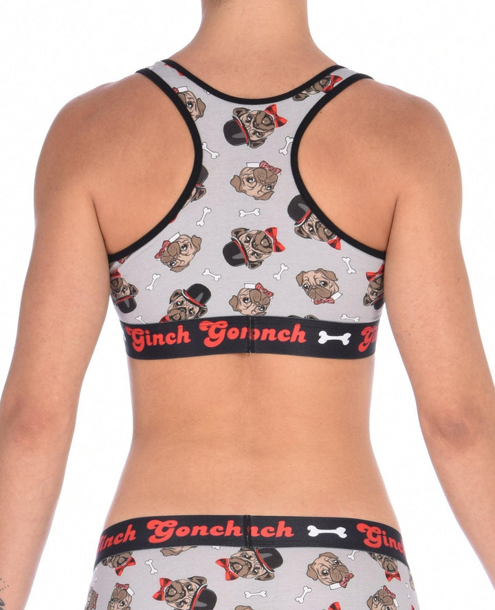 Ginch Gonch Women's Pug Life Sports Bra