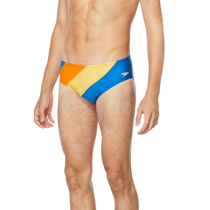 Speedo Men's Standard Swimsuit Brief Endurance+ The One, Acid Lime, 24
