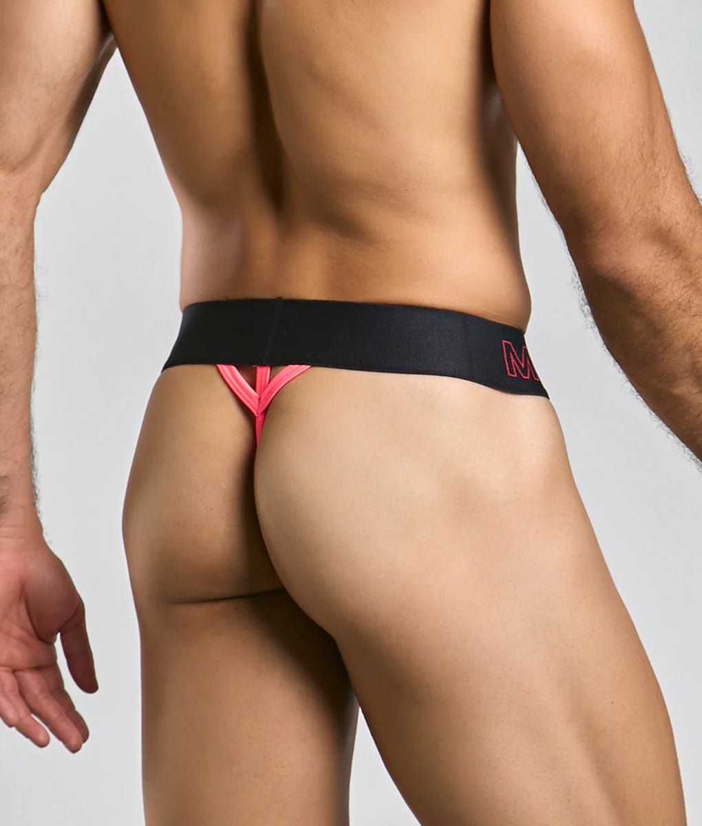 MaleBasics Neon Thong – Bold, Vibrant & Supportive Men's Athletic Thong