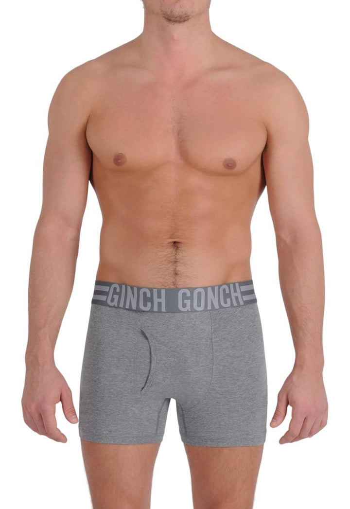 Ginch Gonch Signature Series Boxer Brief (Grey) - Cotton Viscose Underwear