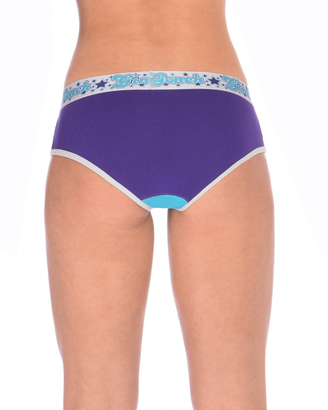 Ginch Gonch Women's Purple Haze Boyfriend Briefs