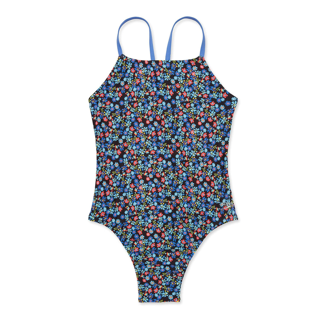 Speedo Women's Standard Swimsuit One Piece Endurance Fixed Back Double Strap