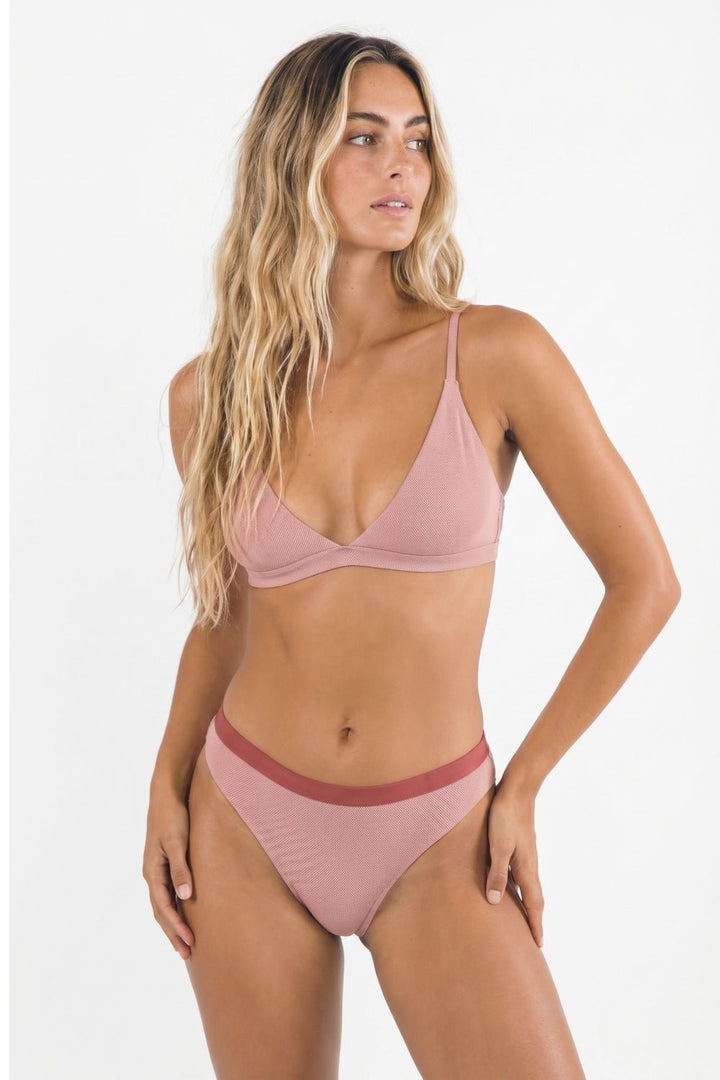 Shinesty Bell Pep Red Chambray Cheeky Underwear | Women's Cheeky