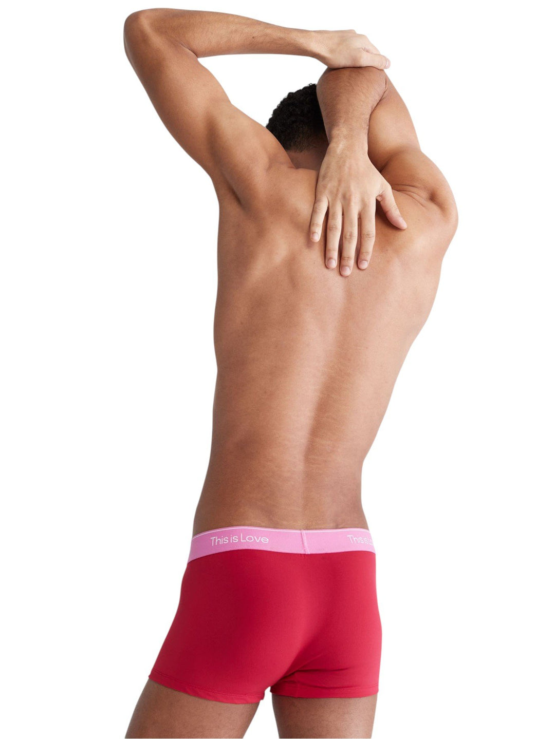 Calvin Klein Pride Tonal Low Rise Trunk (Persian Red) - Recycled Microfiber