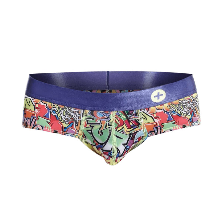 MaleBasics Hipster Brief Comics – Low-Rise Mid-Thigh Men’s Designer Underwear