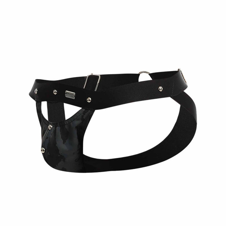 MALEBASICS DNGEON Mesh Jockstrap | Black Perforated Designer Underwear