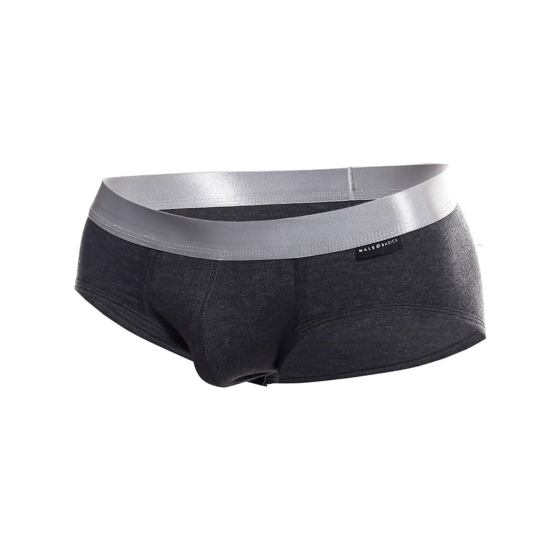MaleBasics Brief Pima | Premium Charcoal Low-Rise Brief