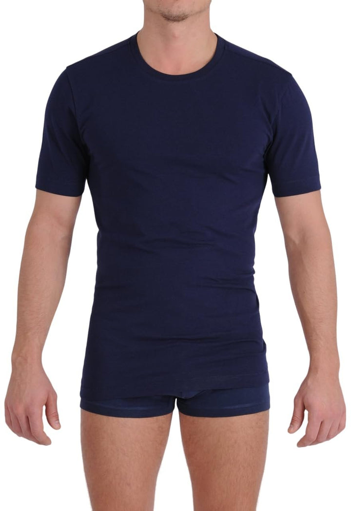 Ginch Gonch Signature Series Crew Neck T-Shirt (Navy) - Cotton Blend