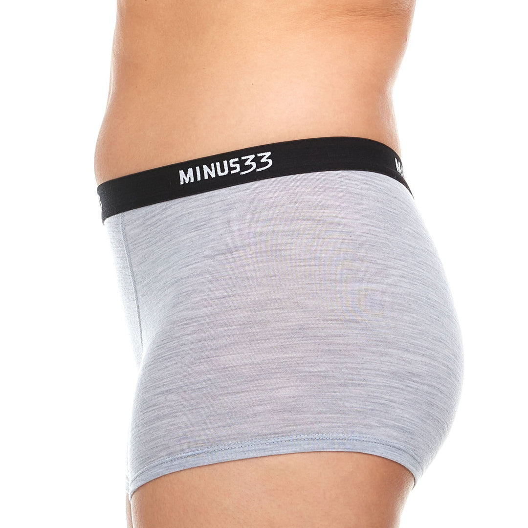 Minus33 Woolverino Women’s Microweight Merino Wool Boyshorts - Breathable Anti-Odor Performance Underwear