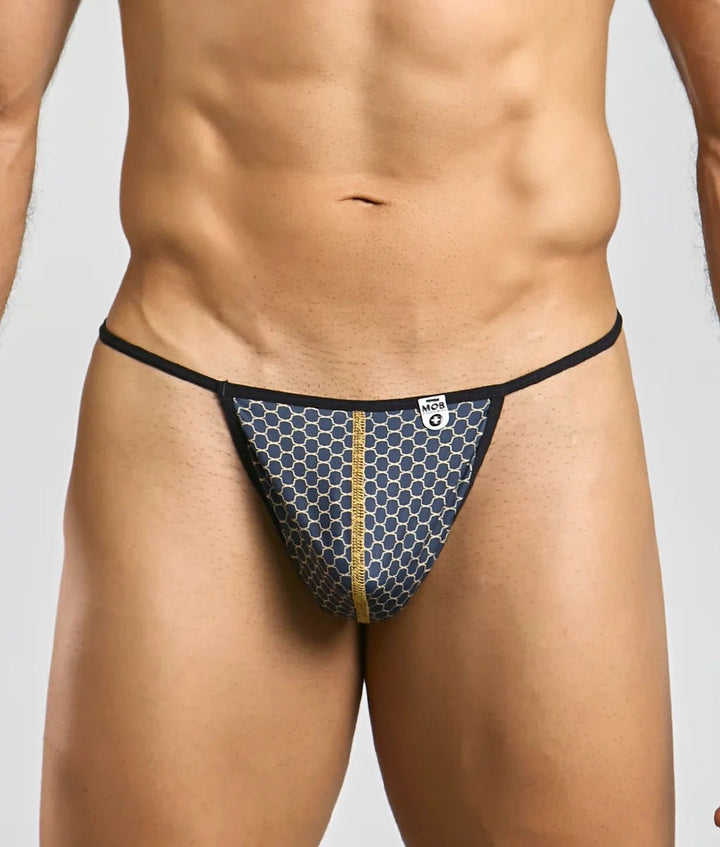 MALEBASICS DNGEON Thong | Men’s Industrial Stealth Black G-String