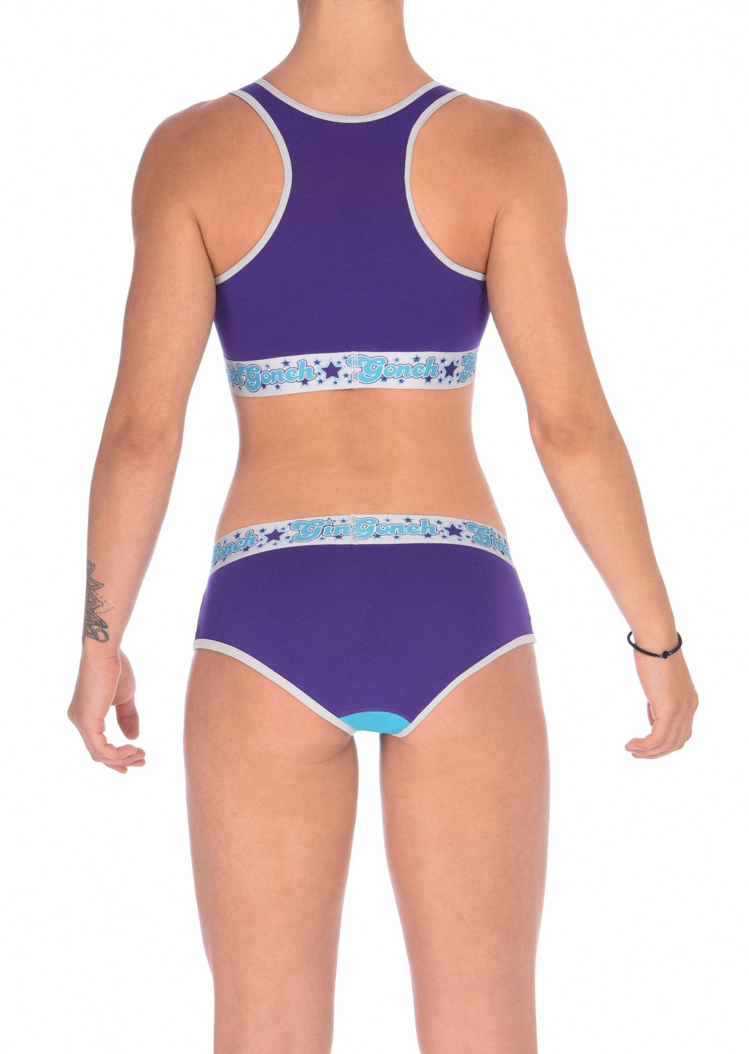 Ginch Gonch Women's Purple Haze Boyfriend Briefs